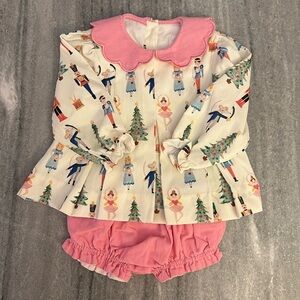 Cecil & Lou - Nutcracker Pleated Corduroy Set (18 mons) - Like New